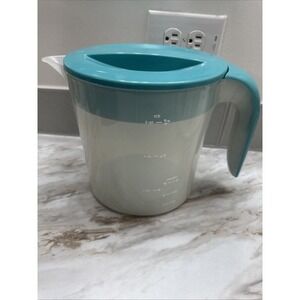 Mr Coffee Iced Tea 3 Quart TM70 Replacement‎ Pitcher with Lid TEAL Oval